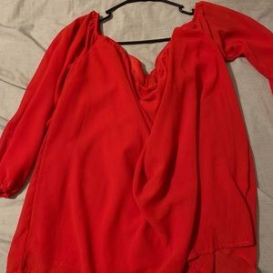 Off the shoulder blouse